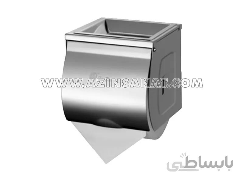 جا دستمال رول استیل کوچک JOHNSON