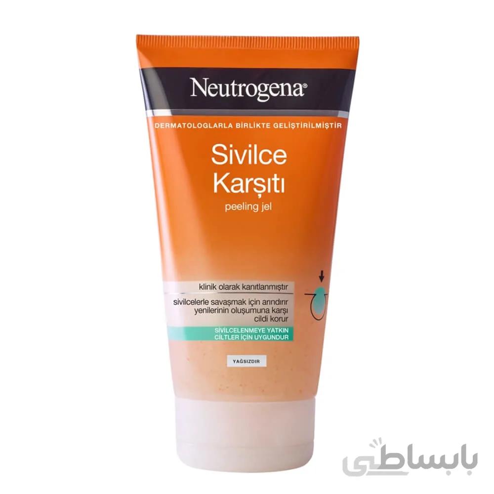 ژل لایه بردار ضد جوش نیتروژنا ا Neutrogena visibly clear sivilce karşıtı peeling