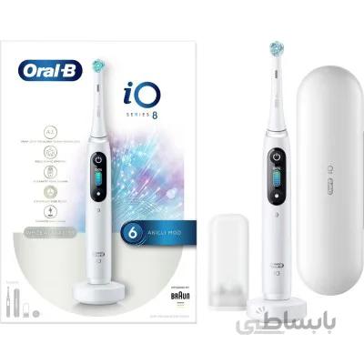 مسواک برقی اورال-بی مدل Oral_B IO 8_رنگ سفید