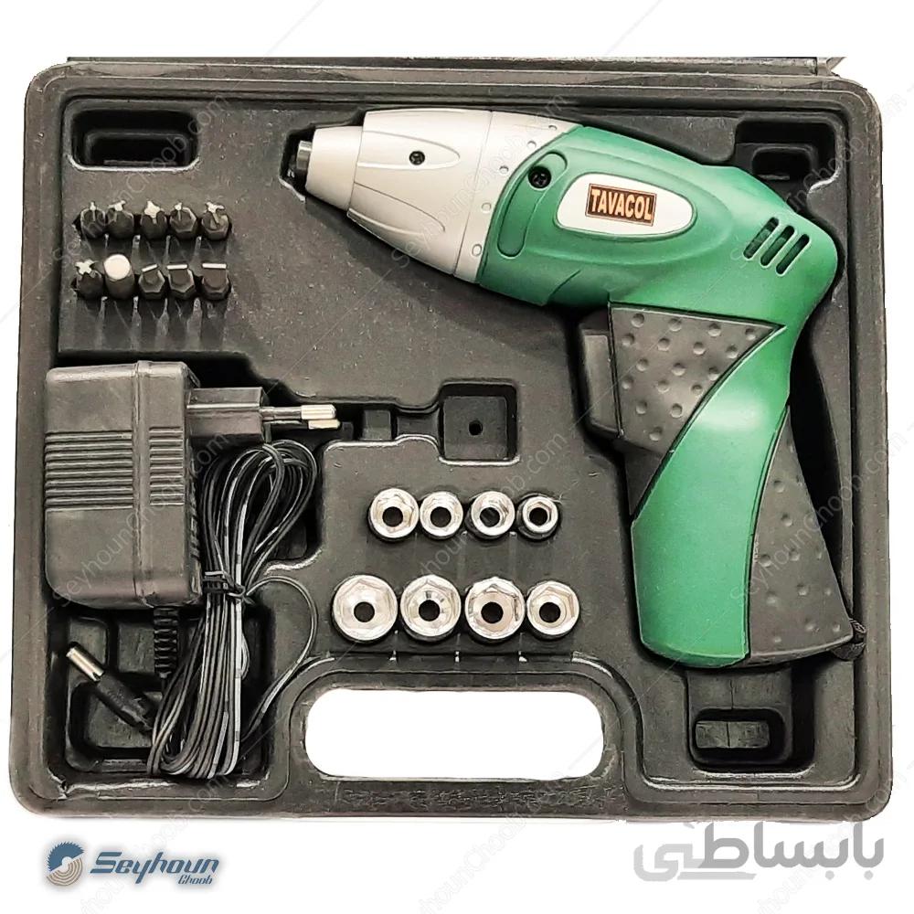 پیچ گوشتی و بکس شارژی 4.8 ولت مدل TCL1504-8
