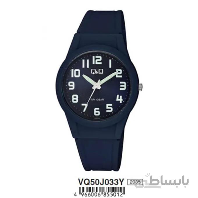 ساعت مچی عقربهای کیو اند کیو مدل VQ50J033Y (اورجینال)