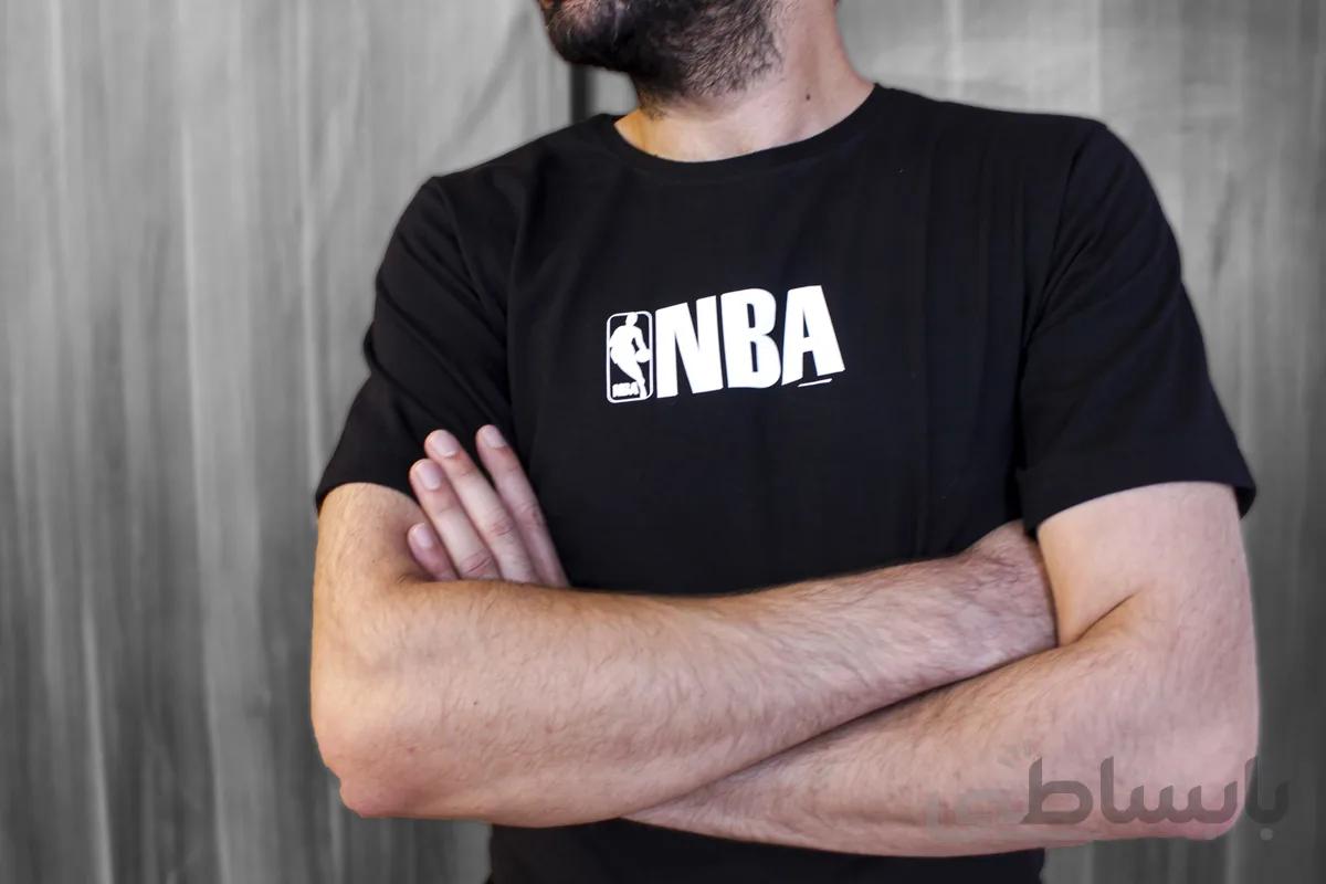 تیشرت مردانه مدل NBA مشکی