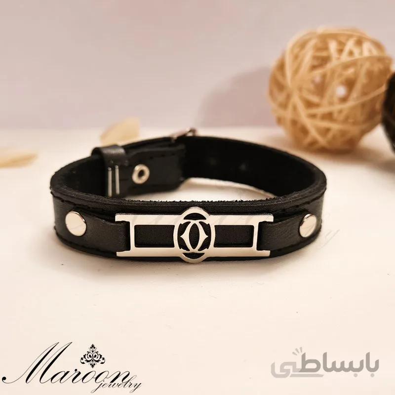 دستبند چرم طبیعی کارتیه مارون MM50