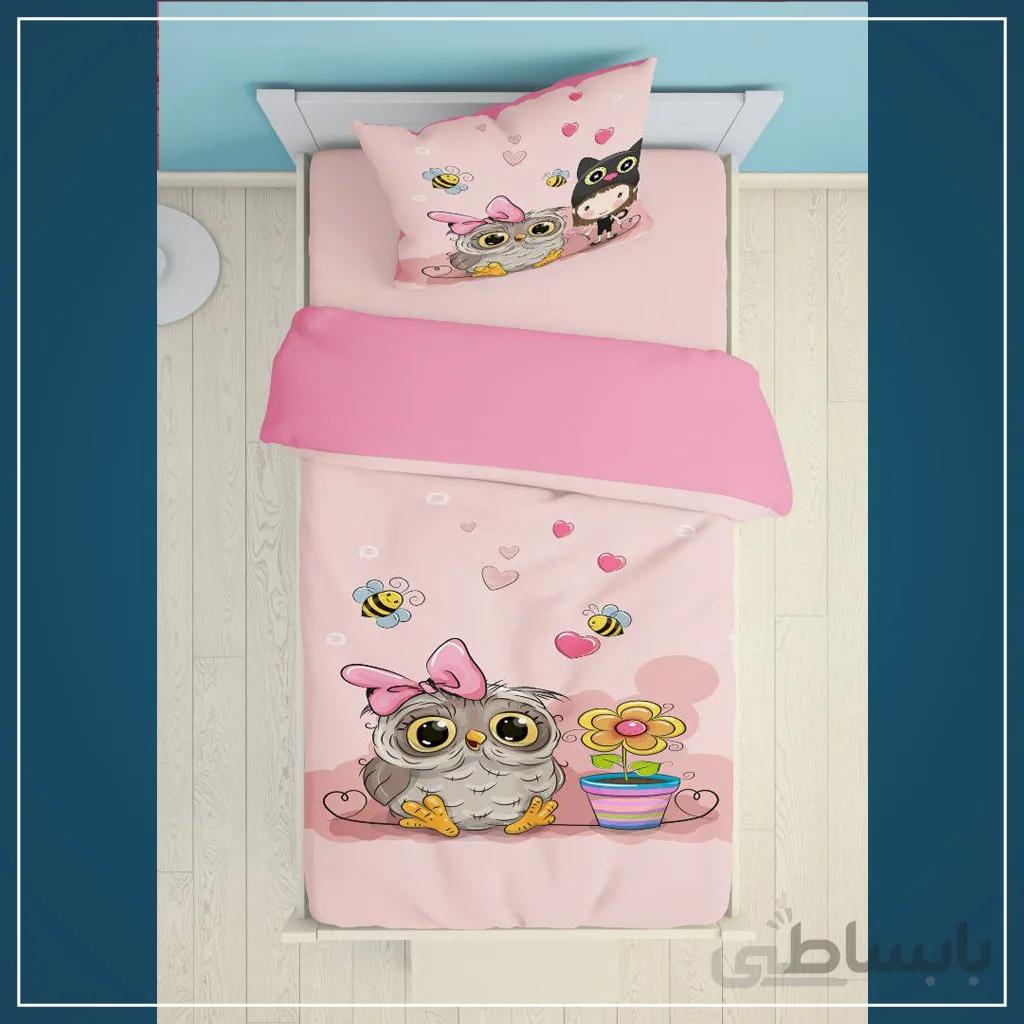روتختی سه بعدی دخترانه طرح جغد کد 2071