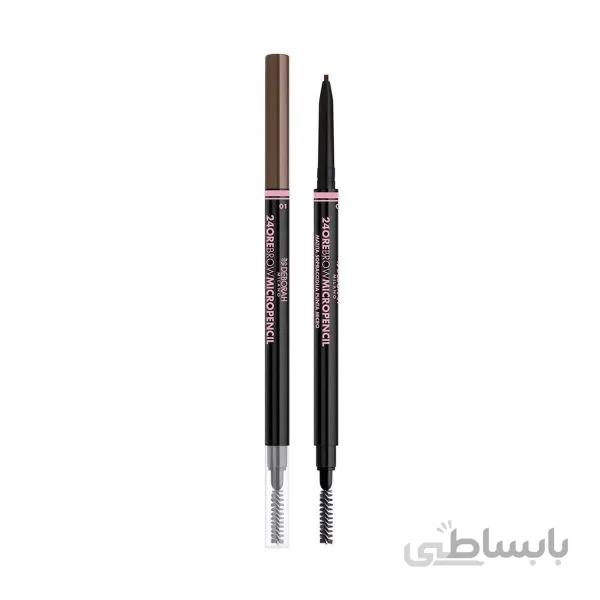 مداد ابرو پیچی 24 ساعته دبورا ا deborah 24 ore extra eyebrow pencil