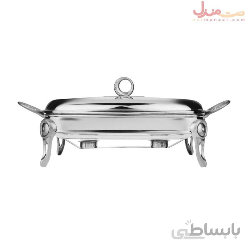 سوفله خوری استیل نگین دار یونیک سایز کوچک