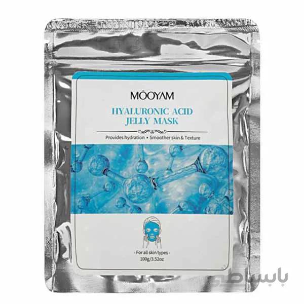 ماسک هیدروژلی هیالورونیک اسید مویام حجم 100 گرم