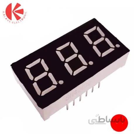 سون سگمنت سه رقمی 22*10| آندمشترک | قرمز
