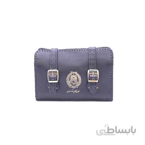 کیف مدارک دستی طرح هدیه مشکی