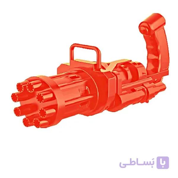اسباب بازی تفنگ حباب ساز Gatling bubble gun رنگ قرمز