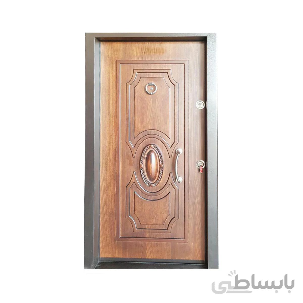 درب ضد سرقت لوتوس روکش راش - 110*210 / چپ بازشو