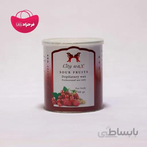 موم کنسرو دائم 700 گرم گیاهی میوه های ترش