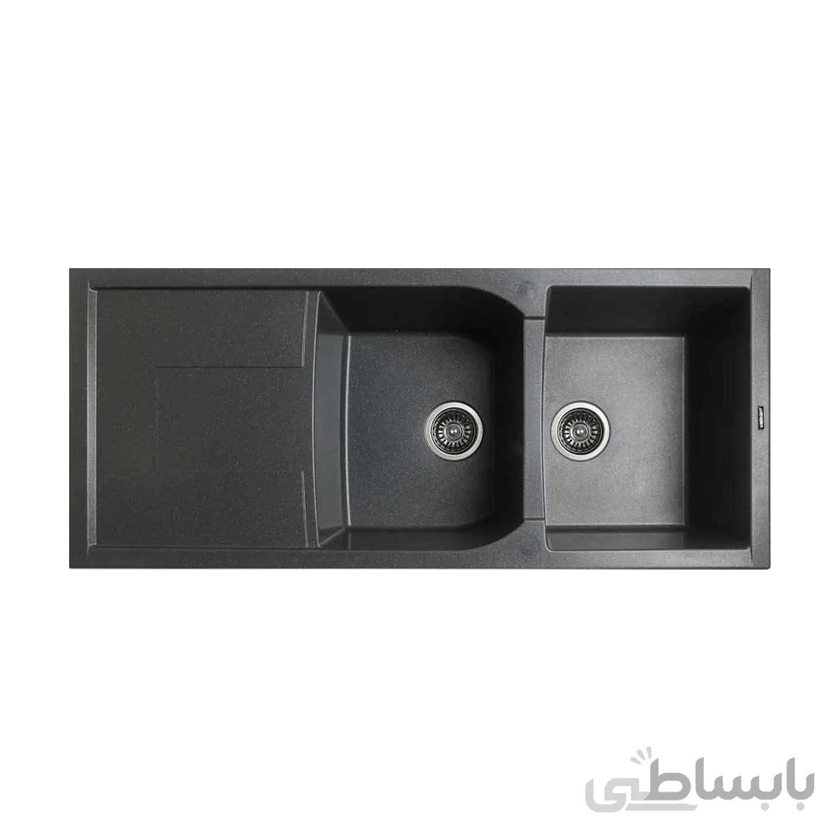 سینک گرانیتی توکار M850 مشکی ونسی ا M850 Black
