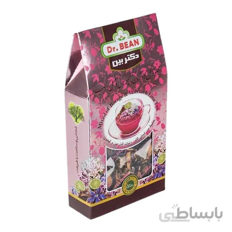 دمنوش مخلوط دکتر بین گل گاوزبان لیمو عمانی و سنبل الطیب 45 گرمی