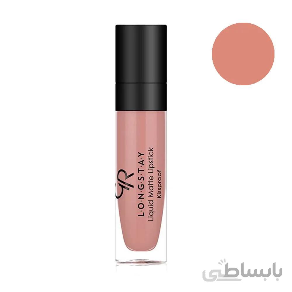 رژ لب مایع مات گلدن رز مدل Long Stay شماره ۳۳