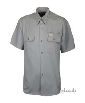 پیراهن مردانه آستین کوتاه کتان ANIJUN آنیجان KHP65 ا ANIJUN Mens shirt with short sleeves-KHP65