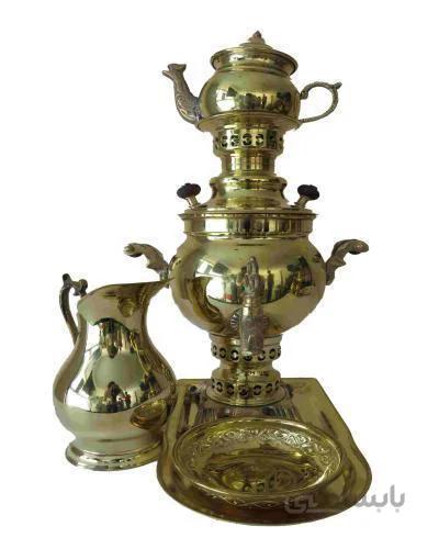 سماور زغالی توپی
