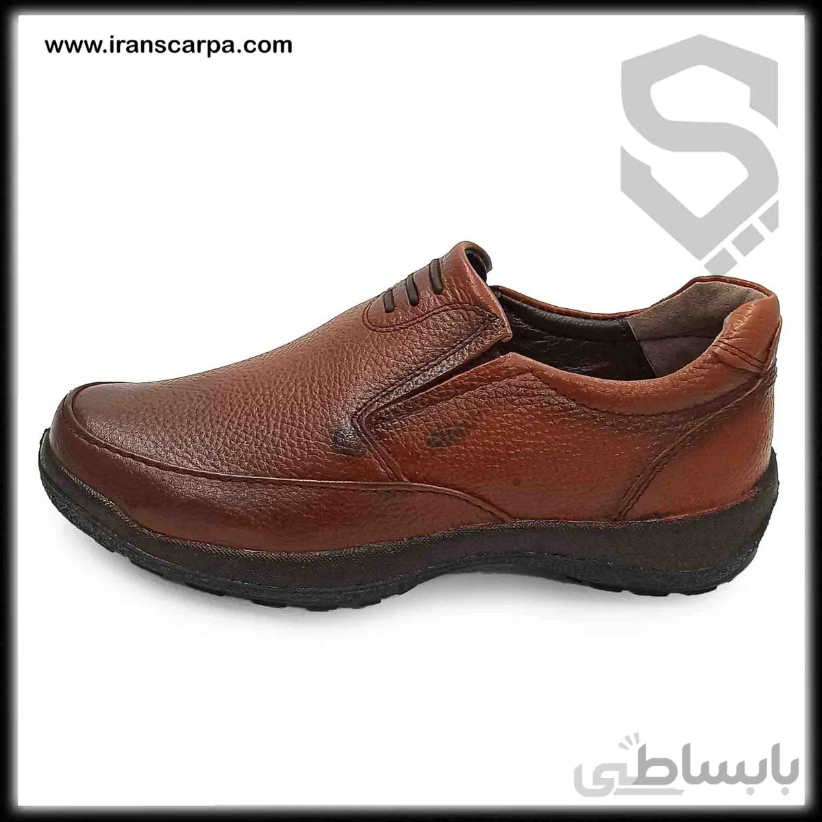 کفش چرم مردانه مدل ایبا