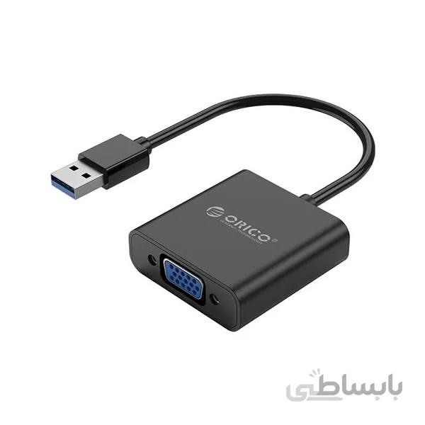 مبدل یو اس بی به وی جی ای اوریکو ORICO UTV-BK USB3.0 TO VGA ADAPTER