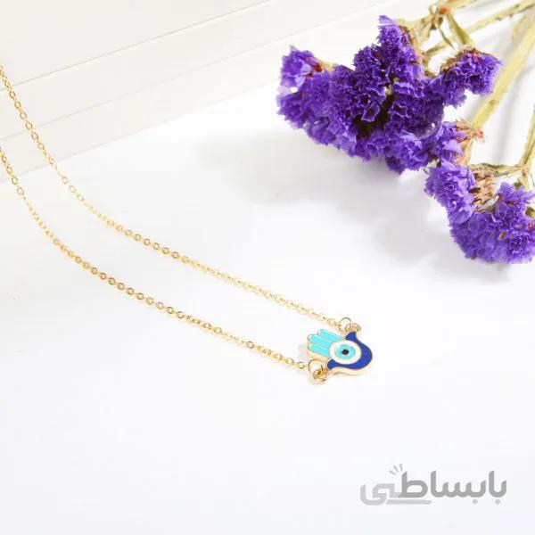 گردنبند زنانه مدل پرنده دو رنگ