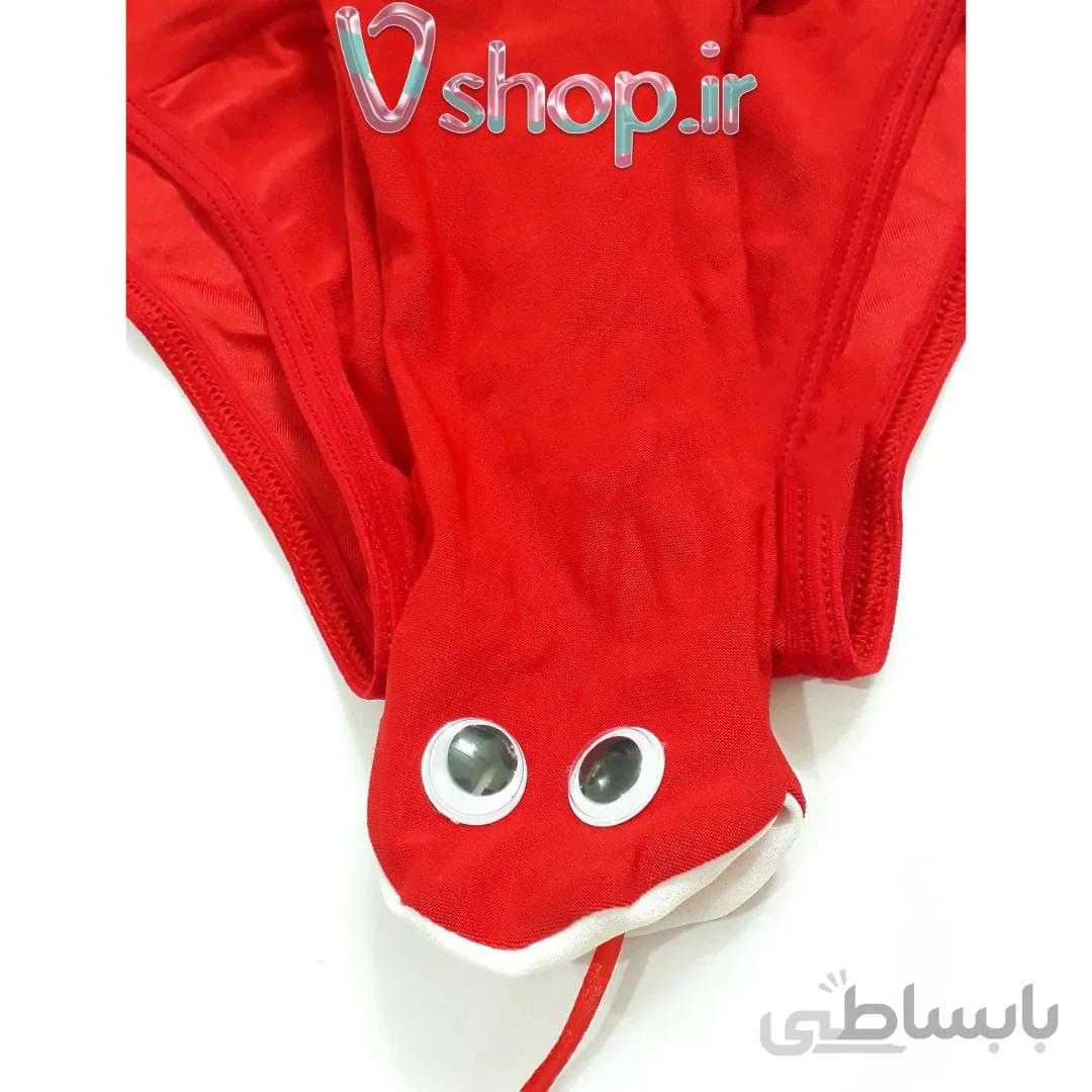 شورت مردانه طرح مار