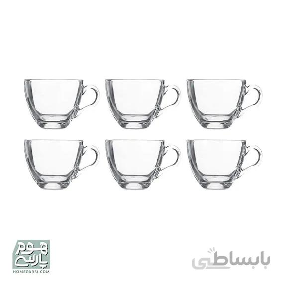 ست فنجان و نعلبکی پاشاباغچه مدل Bisik 97948 – بسته 6 عددیست فنجان و نعلبکی پاشاباغچه