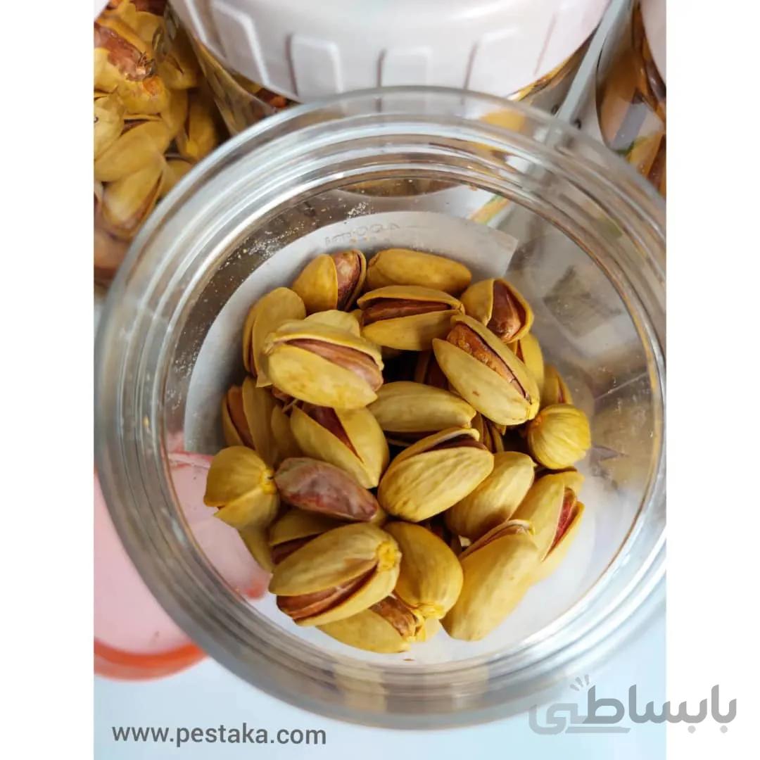 پسته اکبری زعفرانی خانگی(۳۰۰ گرمی)