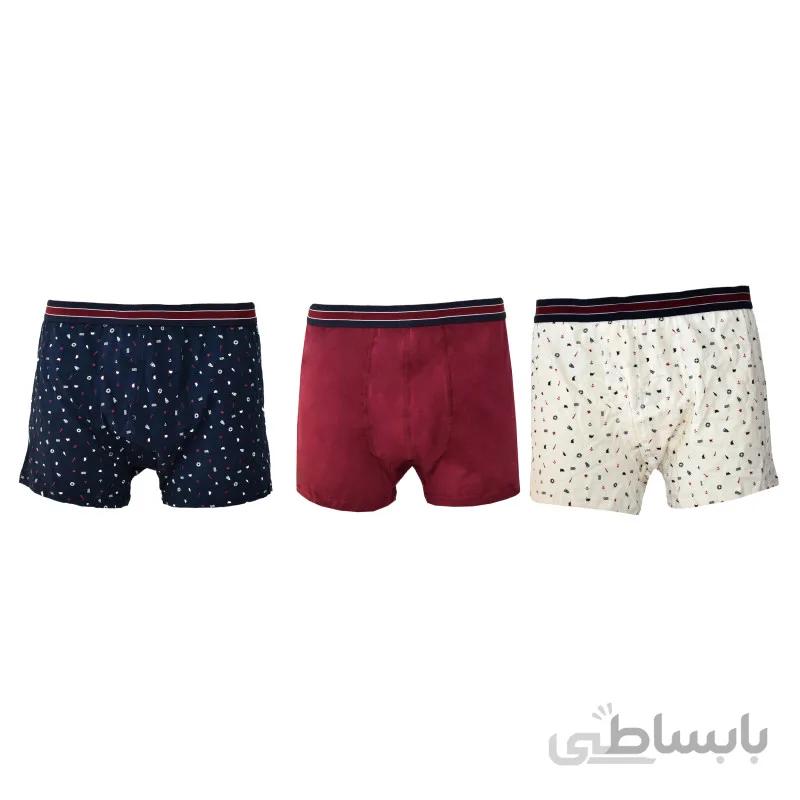 شورت مردانه ال سی وایکیکی مدل OWHD55Z8 مجموعه 3 عددی