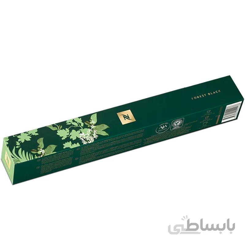 کپسول قهوه نسپرسو طعم FOREST BLACK بسته ۱۰ عددی