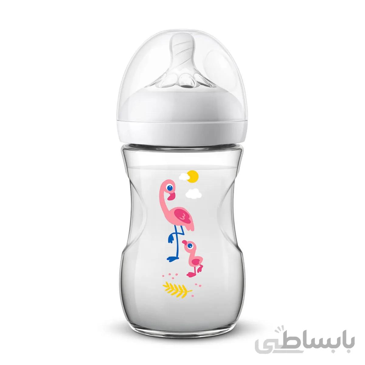 شیشه شیر 260 میل طرحدار اونت