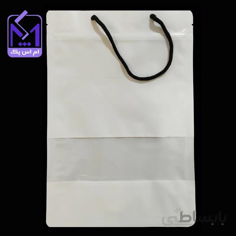 پاکت زیپ کیپ دسته دار پذیرایی همایش 24*34