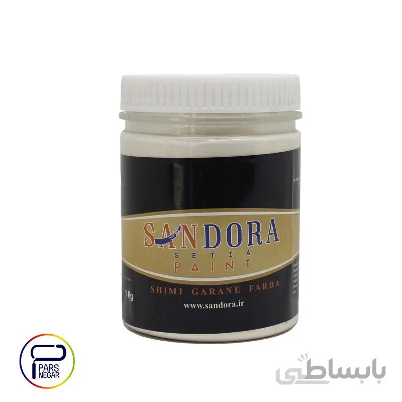 مادر رنگ اکریلیک پایه آب هفت رنگ صدفی ساندورا ۱ کیلویی