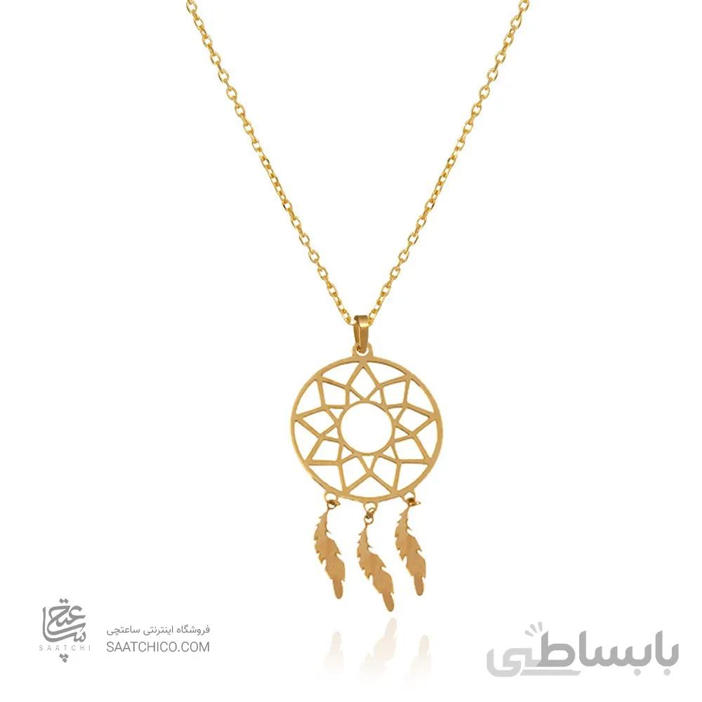 آویز طلا زنانه طرح هندسی کد LP609