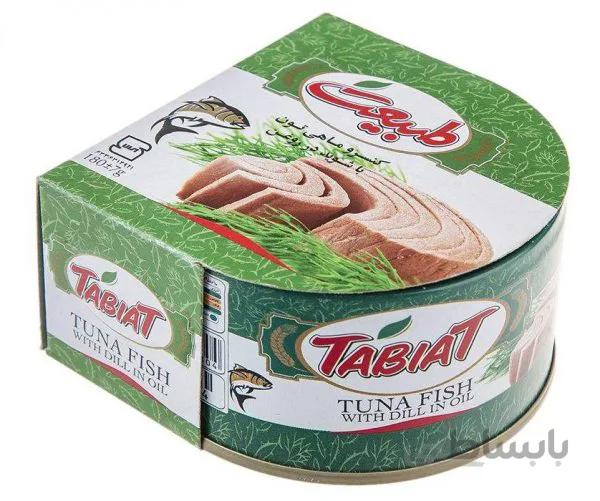 کنسرو ماهی تن با شوید در روغن طبیعت 180 گرم – کارتن 24 تایی