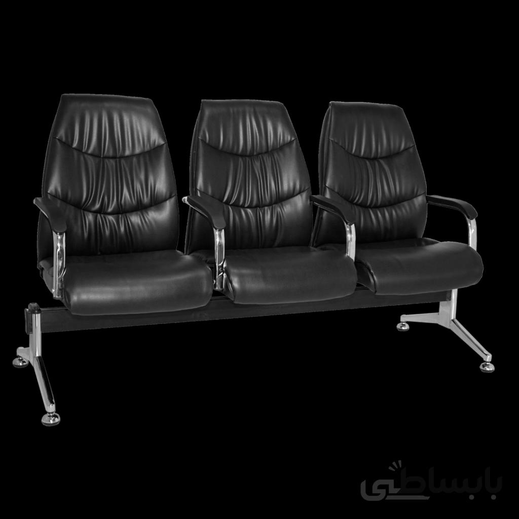 نیمکت 3 نفره انتظار W6120 - ایرانیان چوب
