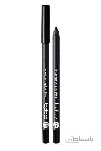 مداد چشم کربنی تاپ فیس TOPFACE Velvet Smokey Eyes Pencil