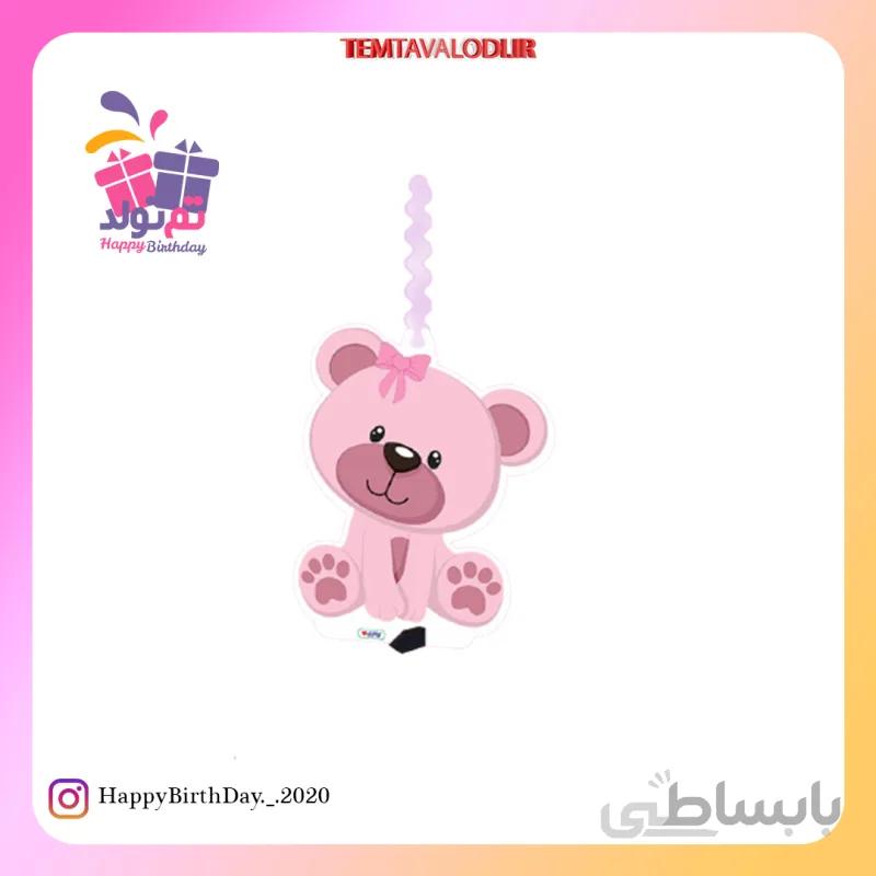 شمع عروسکی تدی دختر