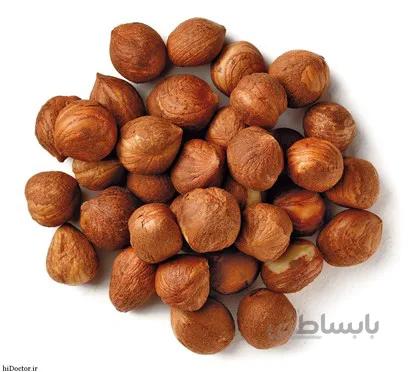 مغز فندق خام