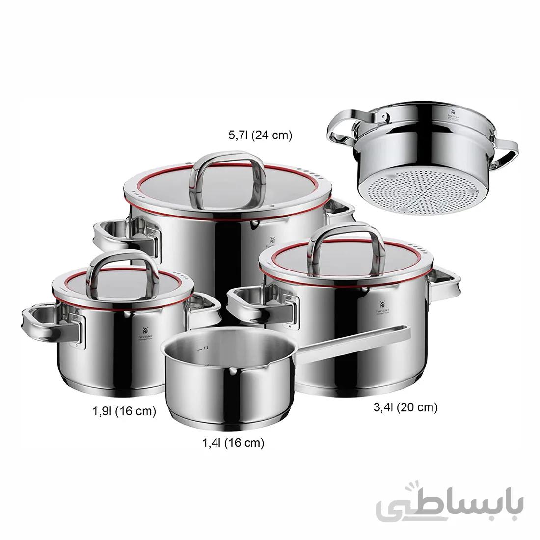 سرویس قابلمه استیل وی ام اف مدل ۰۷۶۰۰۶۶۳۸۰