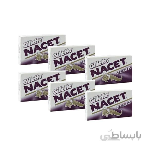 تیغ یدک ژیلت مدل NACET پک 30 عددی