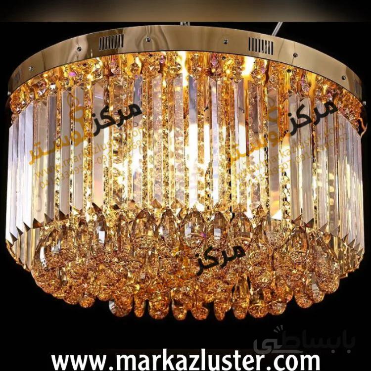 لوستر سقفی دایره سایز 105 مدل کلارا