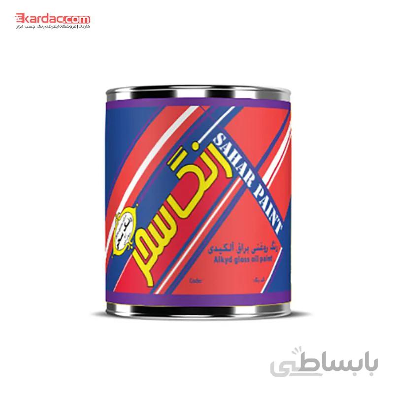 رنگ روغنی سفید براق سحر کد 701 ا Sahar Glossy White Oil Based Paint code 701