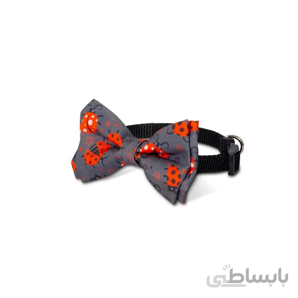 قلاده پاپیون گربه نیناپت مدل کفشدوزک ا Ninapet Bow Tie For Cats Ladybirdbeetle Model