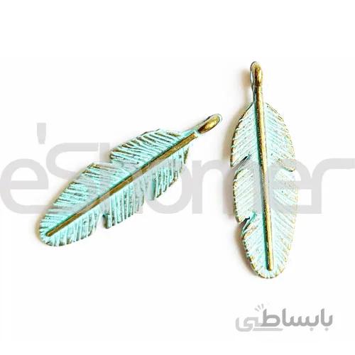 خرج کار پتینه آویزی طرح پر khp1009 بسته 4 عددی