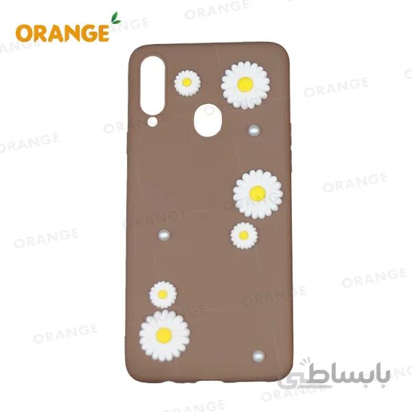 قاب گوشی سیلیکونی گل دار برند سامسونگ مدل A20S