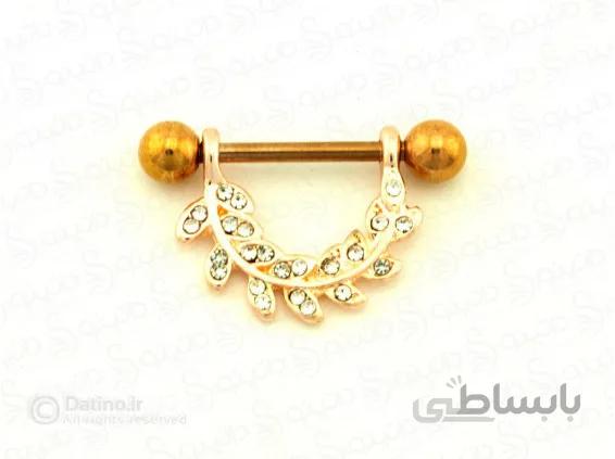 پیرسینگ نیپل برگ گل benli-p-25