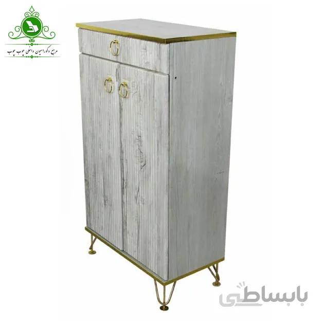 جاکفشی مدل دو درب خطی پایه فلزی
