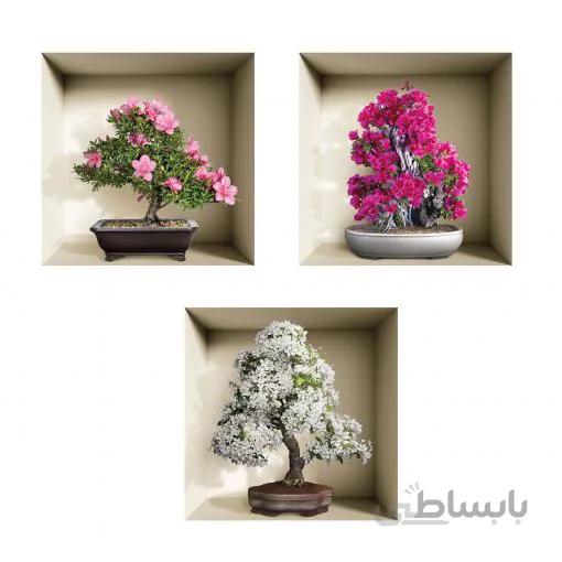 استیکر 15cm طاقچه مجازی مدل VS10S پک 3 عددی تمام چسب