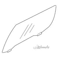 شيشه درب عقب راست اصلي ميتسوبيشي ( Genuine Parts ) - ای اس ایکس