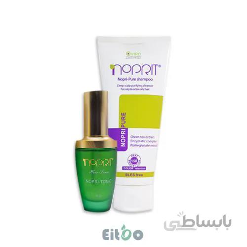 پکیج ضد ریزش و موی چرب نوپریت
